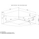 Акриловая ванна Aquanet Vista 150x150 (с каркасом)