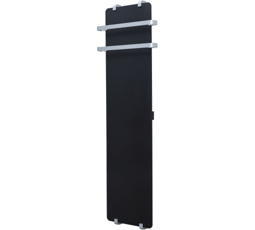 Полотенцесушитель электрический Allen Brau Infinity 140x44 с рейлингом 2.0 и креплением, серебро браш