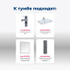 Тумба под раковину Aquanet Nova Lite 75 дуб рошелье (2 дверцы)