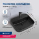 Раковина накладная Aquanet Soul-2-MB 50 черный матовый