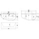 Акриловая ванна Allen Brau Priority 5 А 160x78 2.31005.20A