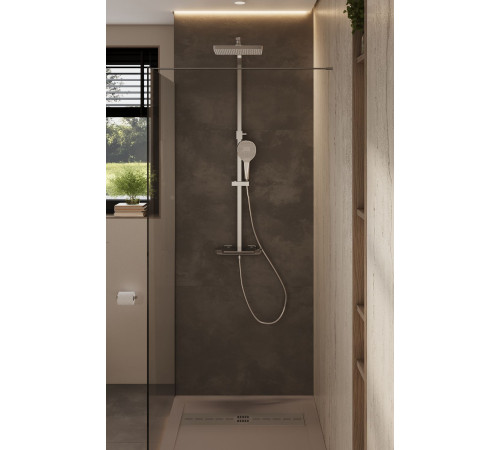 Душевая перегородка Allen Brau Infinity 1 100 3.21015.BBA черный браш
