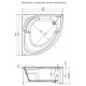 Фронтальный экран Aquanet Extra 170