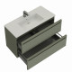 Тумба под раковину Allen Brau Eclipse 100 1.E1003.CGM 2.0 олива матовый