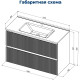 Тумба под раковину Aquanet Джейн (Flat) 100 бежевый