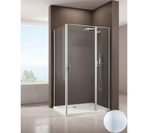 Душевой уголок Allen Brau Priority 100x100 3.31005.BA + 3.31020.BA серебро браш