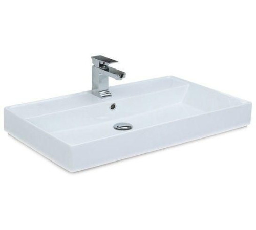 Тумба под раковину Aquanet Nova Lite 75 белый глянец (3 ящика)
