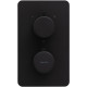 Смеситель для ванны Allen Brau Priority 5.31314-31 (с внутренней частью, 3 выхода) черный матовый