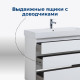 Тумба под раковину Aquanet Nova Lite 100 белый глянец (3 ящика)