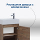 Тумба под раковину Aquanet Nova Lite 50 дуб рустикальный (1 дверца)