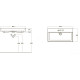 Раковина Sanovit Slim Synergy 85 17085-KL