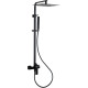 Душевая стойка Allen Brau Infinity 5.21012-31 черный матовый
