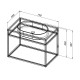Консоль под раковину Allen Brau Liberty 75 1.33001.BB черный браш