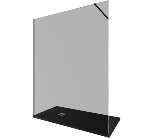 Душевая перегородка Allen Brau Infinity 1 160 3.21034.BBA.T черный браш