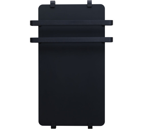 Полотенцесушитель электрический Allen Brau Infinity 120x44 с рейлингом 2.0 и креплением, черный матовый
