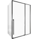 Душевой уголок Allen Brau Fantasy 140x100 3.11008.31 + 3.11014.31 черный матовый