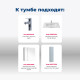 Тумба под раковину Aquanet Алвита New 80 2 дверцы, серый