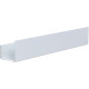 Полка Aquanet Магнум Н 70x12 белая матовая, с крючками