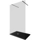 Душевая перегородка Allen Brau Infinity 2 120 3.21046.BBA.T черный браш