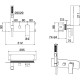 Смеситель для душа Allen Brau Infinity 5.21011-00 (с внутренней частью, 2 хода) хром