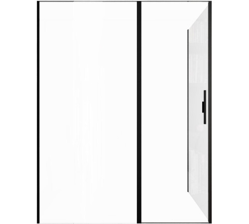Душевой уголок Allen Brau Priority 160x80 3.31039.BBA + 3.31042.BBA черный браш