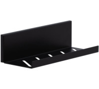 Полка Aquanet Магнум 30x8 черная матовая, открытая