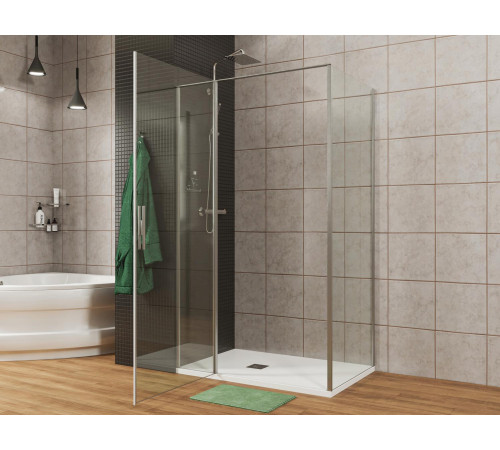 Душевой уголок Allen Brau Priority 100x100 3.31004.00 + 3.31019.00 хром