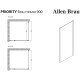 Боковая стенка Allen Brau Priority 90 3.31018.BBA черный браш