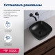 Раковина накладная Aquanet Trend-1-MB 40 черный матовый