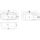 Акриловая ванна Aquanet Family Fine 170x78 95778-MW