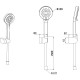 Душевой гарнитур Allen Brau Eclipse 5.E1005-31 черный матовый
