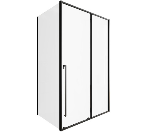Душевой уголок Allen Brau Fantasy 130x100 3.11007.31 + 3.11014.31 черный матовый