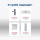 Тумба под раковину Aquanet Алвита new серый