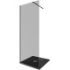 Душевая перегородка Allen Brau Infinity 1 80 3.21004.BBA.T черный браш