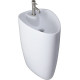 Раковина напольная Allen Brau Infinity 4.21015.20 белый глянец