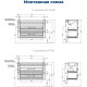 Тумба под раковину Aquanet Бостон new 100 белый сатин (ручки золото)