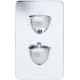 Смеситель для ванны Allen Brau Infinity 5.21216-00 (с внутренней частью, 2 выхода) хром
