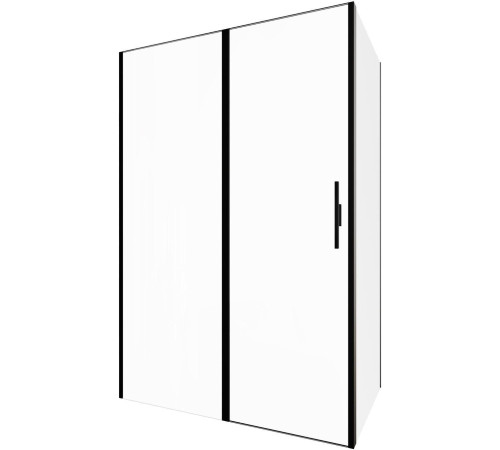 Душевой уголок Allen Brau Priority 140x90 3.31012.BBA + 3.31018.BBA черный браш
