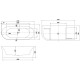 Акриловая ванна Allen Brau Priority 4 В 170x78 2.31004.20B