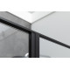 Душевой уголок Allen Brau Priority 140x100 3.31036.BBA + 3.31048.BBA черный браш