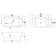 Акриловая ванна Aquanet Family Smart 170x78 88778-GW