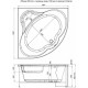 Фронтальный экран Aquanet Palma 170 R