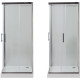 Душевой уголок Aquanet Delta Cube NPE1142 100x100, прозрачное стекло