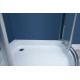 Душевой уголок Aquanet Practic AE10-Q-90x90U-CP 900x900, прозрачное, матовое стекло
