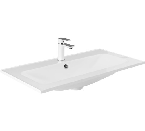 Тумба под раковину Aquanet Арт 90 белый матовый
