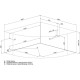 Акриловая ванна Aquanet Santiago 160x160