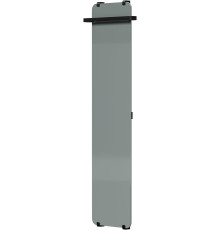 Полотенцесушитель электрический Allen Brau Infinity 180x44 с рейлингом 2.0 и креплением, черный матовый