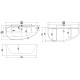 Акриловая ванна Allen Brau Priority 5 В 160x78 2.31005.20B