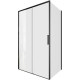 Душевой уголок Aquanet Pleasure Evo 120x80 AE65-120x80-BT профиль черный, прозрачное стекло