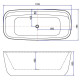 Акриловая ванна Aquanet Family Fine 170x78 95778-GW-MB
